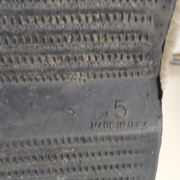 Vintage 70s Converse Stormgards Boots Womens 5 Winter Fur Chukka Sherpa Beige - Picture 4 of 12